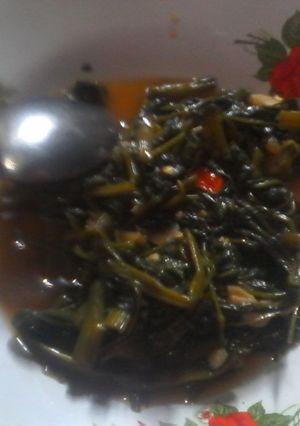 Foto resep Tumis kangkung sederhana