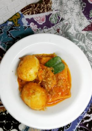 Foto resep Telur dan tahu bumbu bali