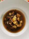 Sopa de hongos y papa
