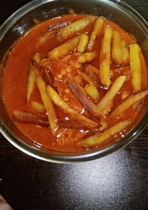 عکسی از دستور خورشت قیمه با مرغ