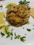 Tortino gratinato di alici e patate al forno
