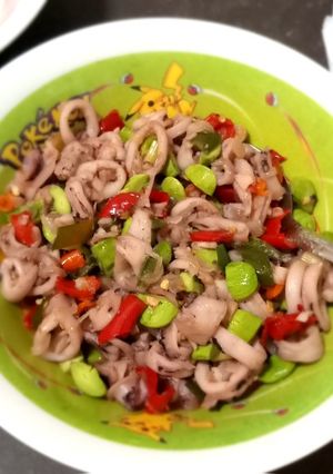 Foto resep Tumis Cumi Pete