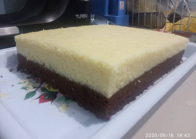 Resep: Brownies Kukus Cokelat Keju untuk pemula