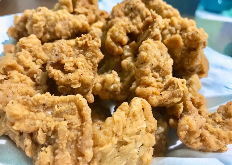 Resep Kulit ayam goreng crispy, Enak Banget