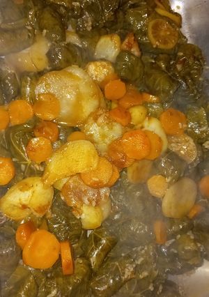 صورة لوصفة أطيب يالانجي 🇸🇾 (ورق عنب) معبى بالصوص الاحمر 🤤