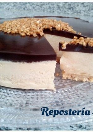 Una foto de Tarta de turrón