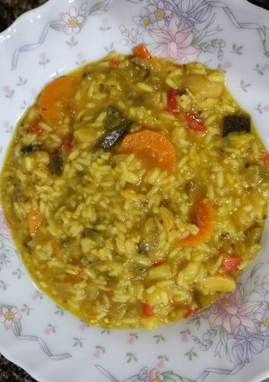Una foto de Risotto vegan