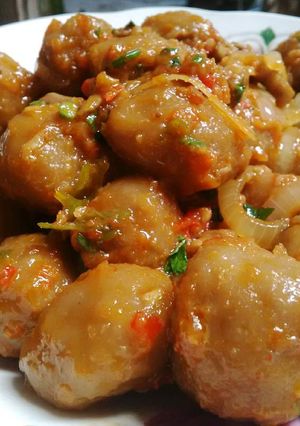 Foto resep Semur Bakso lapis merah