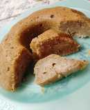 Budín de manzana, té y yogur