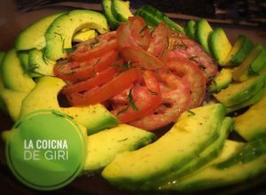 Una foto de Ensalada Bicolor #lacocinadegiri