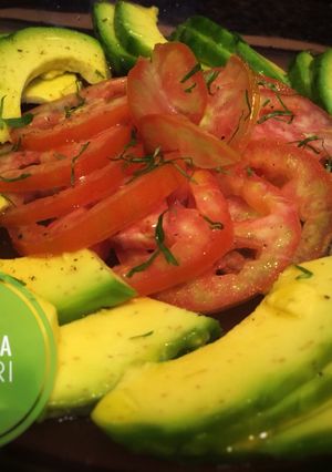Una foto de Ensalada Bicolor #lacocinadegiri