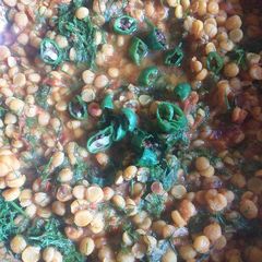 A picture of Soya chana daal.