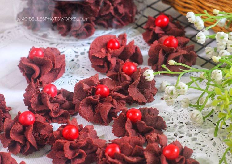 Kue Semprit Red Velvet