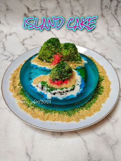 Foto resep Island Cake (tanpa loyang bongkar pasang)