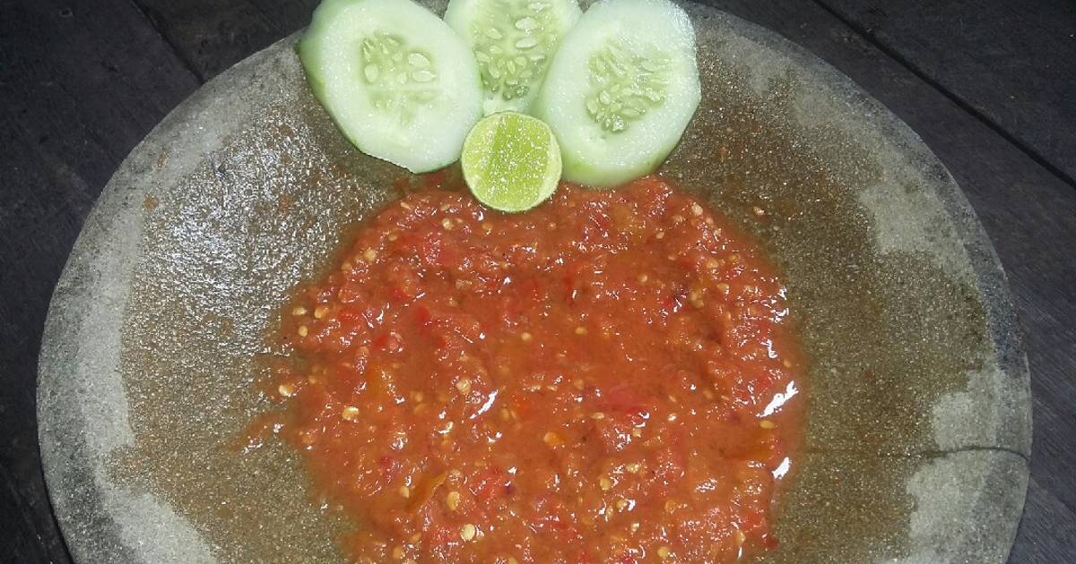 95 resep sambal tomat mentah enak dan sederhana - Cookpad