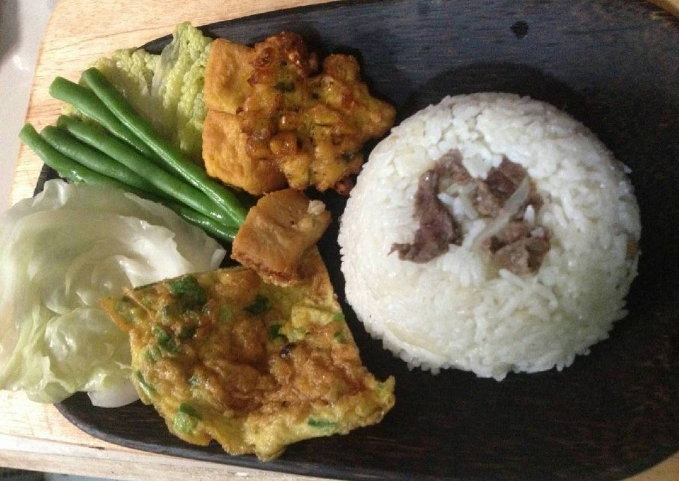 Nasi Leviat modifikasi Abah