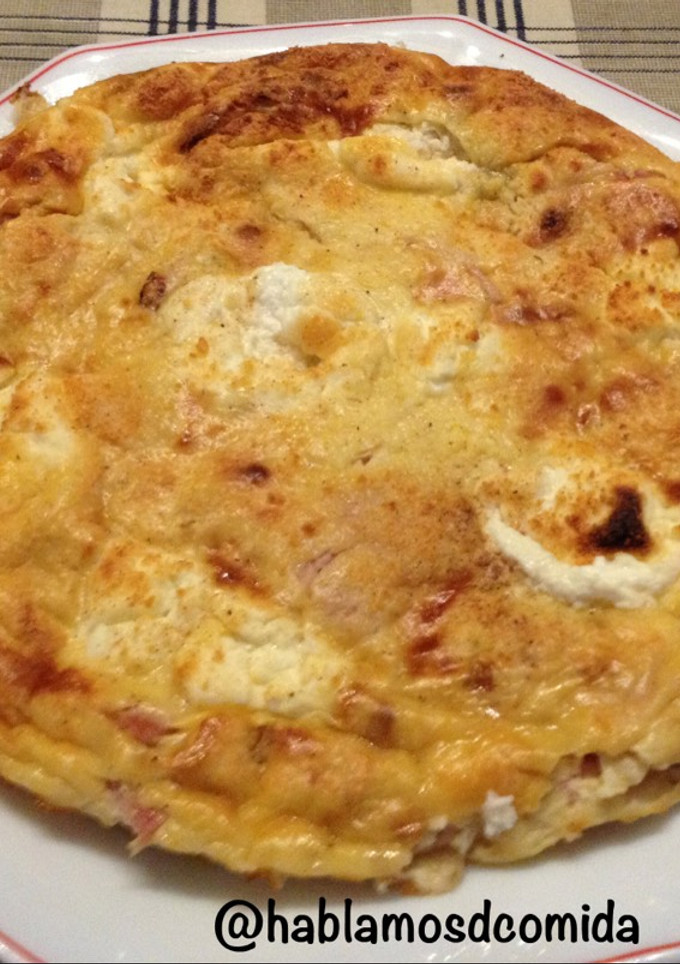 Una foto de Quiche sin masa