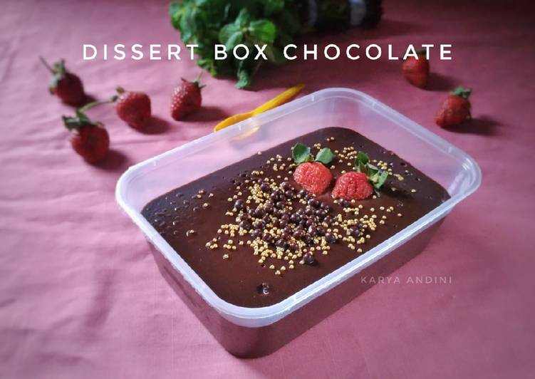 Cara memasak Dessert Box Full Coklat  yang Menggugah Selera