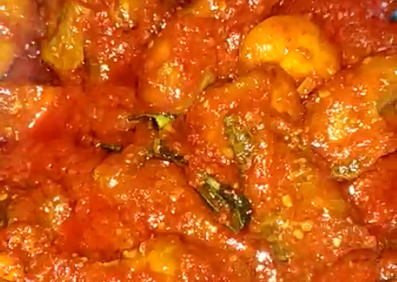 Ayam sambal saos tomat (menu wajib lebaran)
