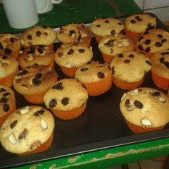 A picture of Nutty muffins#recipe marathon.