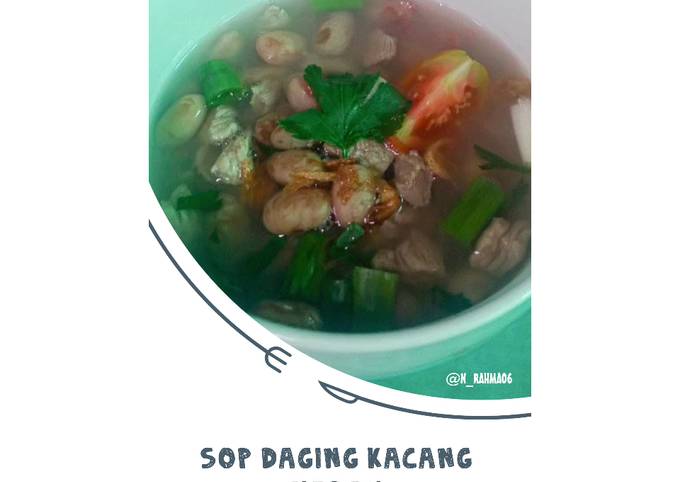 Resep Sop Daging Kacang Merah, Enak Banget