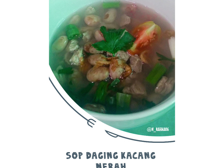 Resep Sop Daging Kacang Merah, Enak Banget