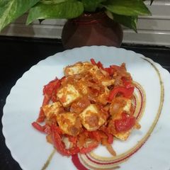 A picture of Jhat Pat Bell Pepper & Paneer Sabji.