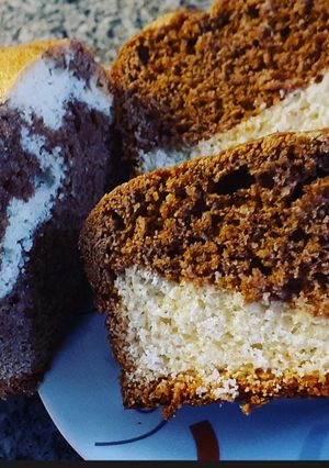 Una foto de Budín marmolado