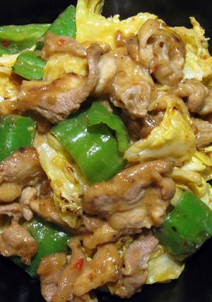 A picture of Stir-fried Pork & Cabbage.