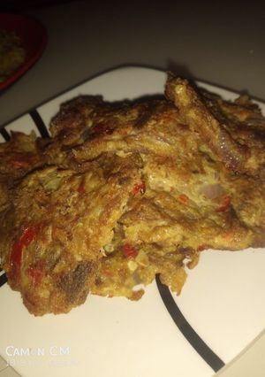 A picture of Meat and egg.