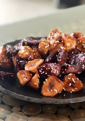 Foto resep Daigaku imo / Pisang Tanduk dan Ubi dengan Saus Madu