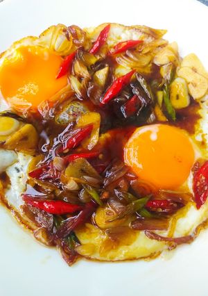 Foto resep Telur Ceplok Kecap
