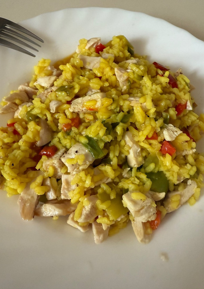 Una foto de Arroz con verduras