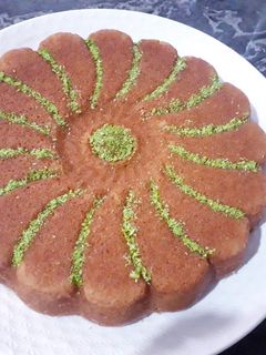 صورة لوصفة بسبوسة بالبرتقال 🍊