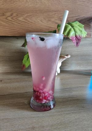 A picture of Pomegranate mojito.