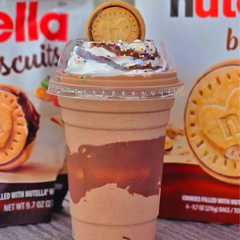 Una foto de Frappé Nutella Biscuits