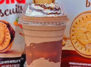 Una foto de Frappé Nutella Biscuits