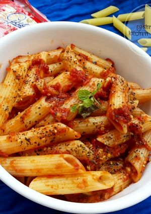 A picture of Pasta Arabiatta.
