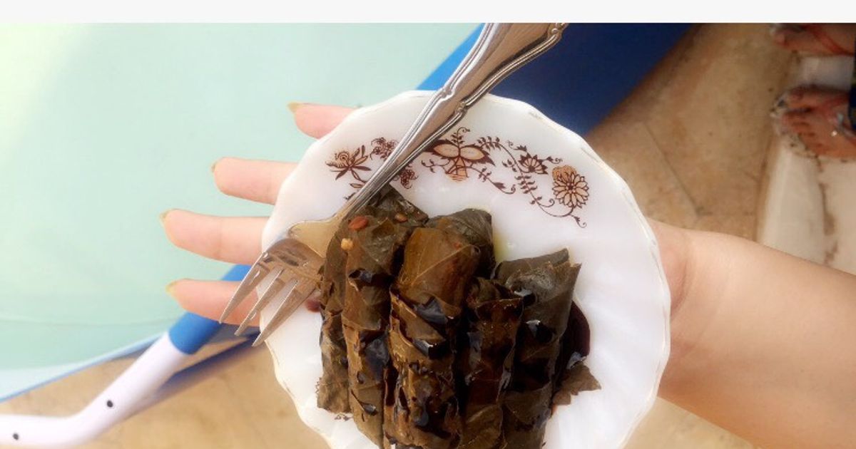 طريقة عمل ورق عنب على اصولها بطريقة سهلة وسريعة من rwabi - كوكباد
