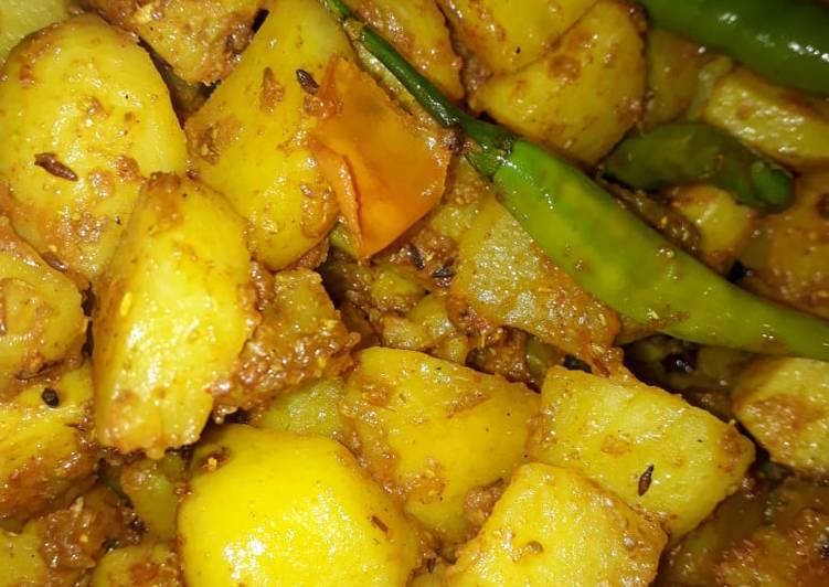 How to Fall Delicious Jeera aloo