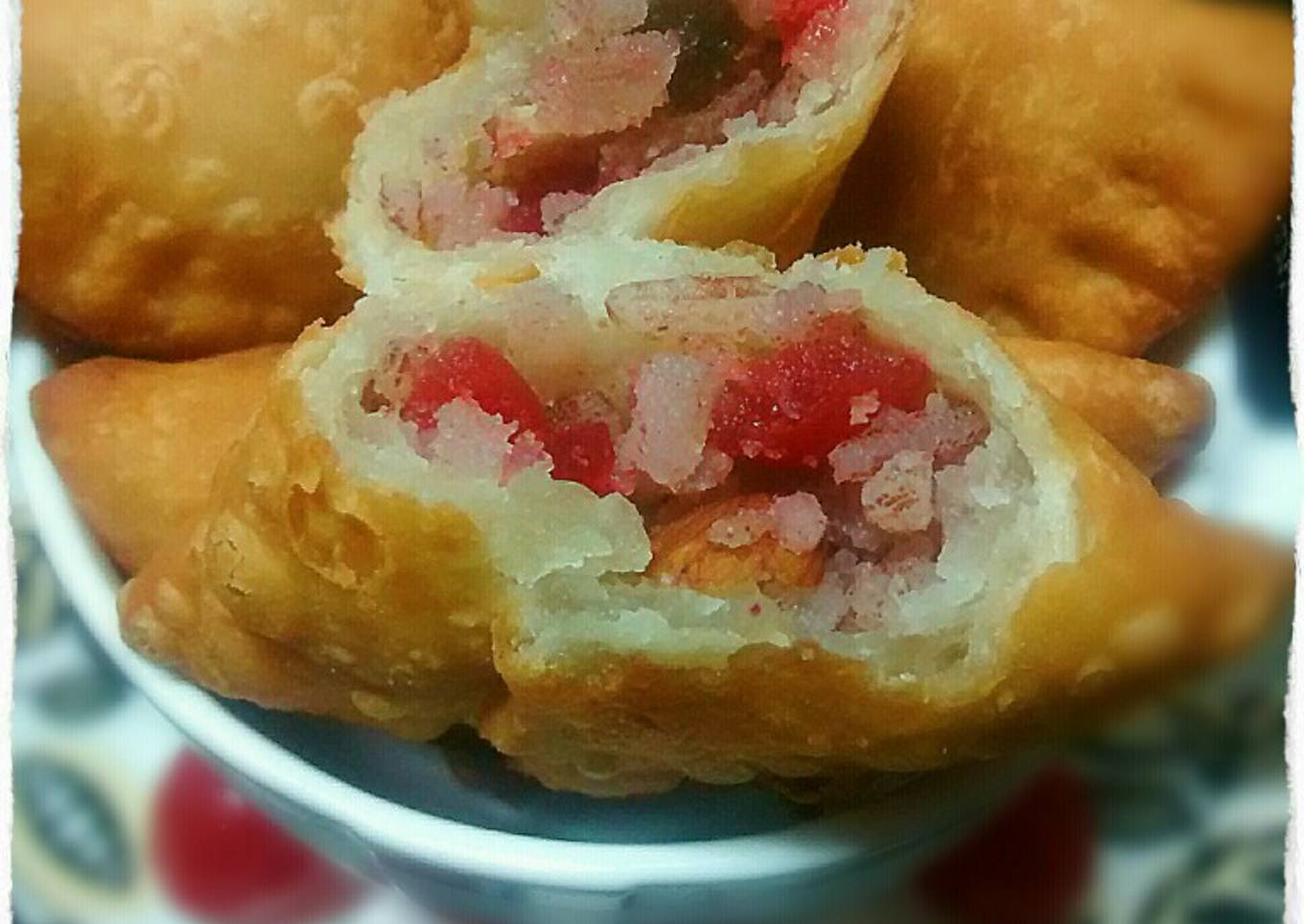 Dry Fruits 'N' Poha Samosa