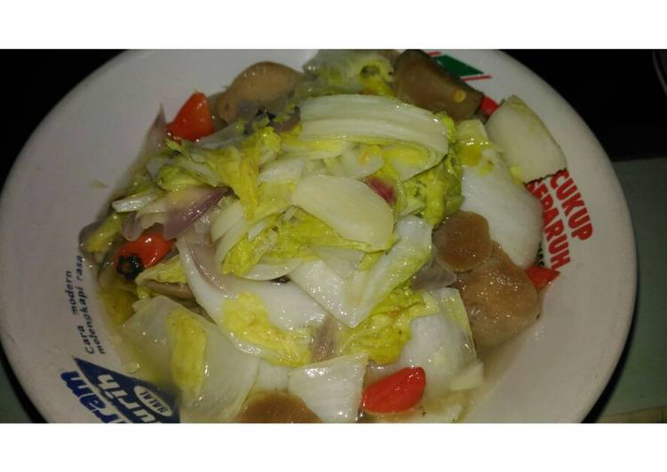 Resep: Tumis sawi putih mix bakso Irit Untuk Jualan
