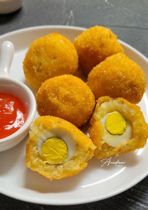 Foto resep Bola kentang telur puyuh