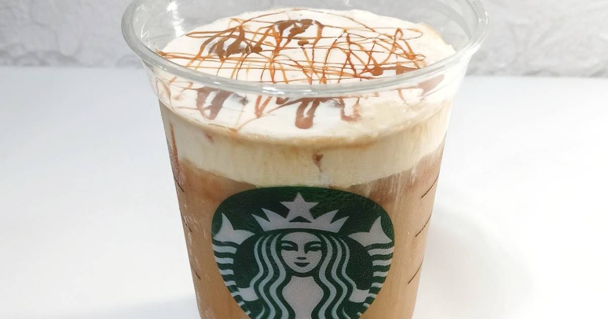 Resep Salted Caramel Shaken Espresso 🥤 oleh Febriyana IG febbriyana