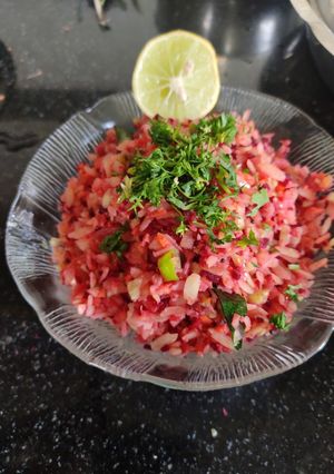 A picture of Healthy rainbow poha.
