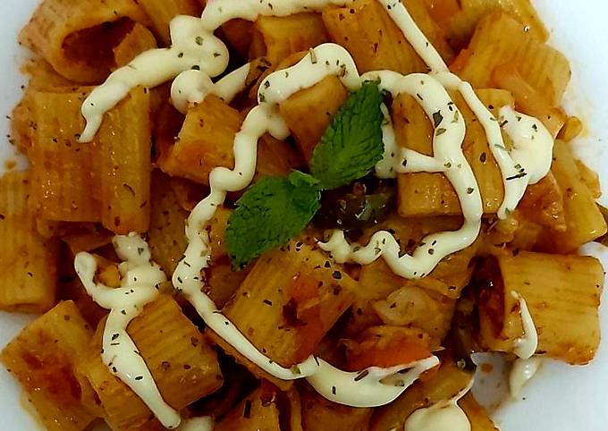 Recipe of Favorite Schezwan pasta(indian street style)