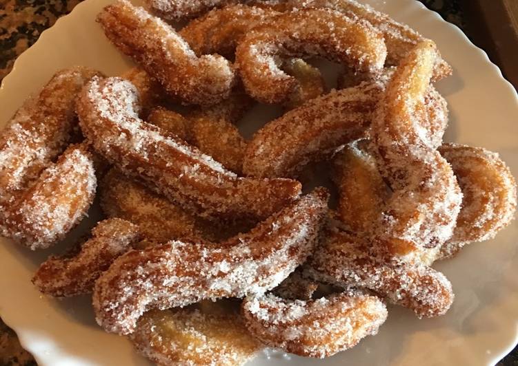 Churros caseros de vainilla y anís