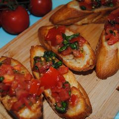 A picture of Bruschetta.