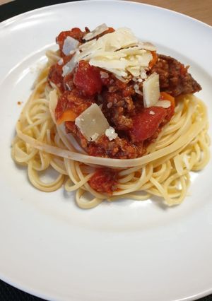 Une photo de Spaghetti à la bolognaise