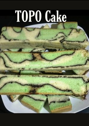 Foto resep Topo Map Cake Versi Ogura Cake